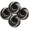 4PCS Anti-scald Geometric Placemats Heat Insulation Round Dining Mat Linen Table Mat  Home Decor