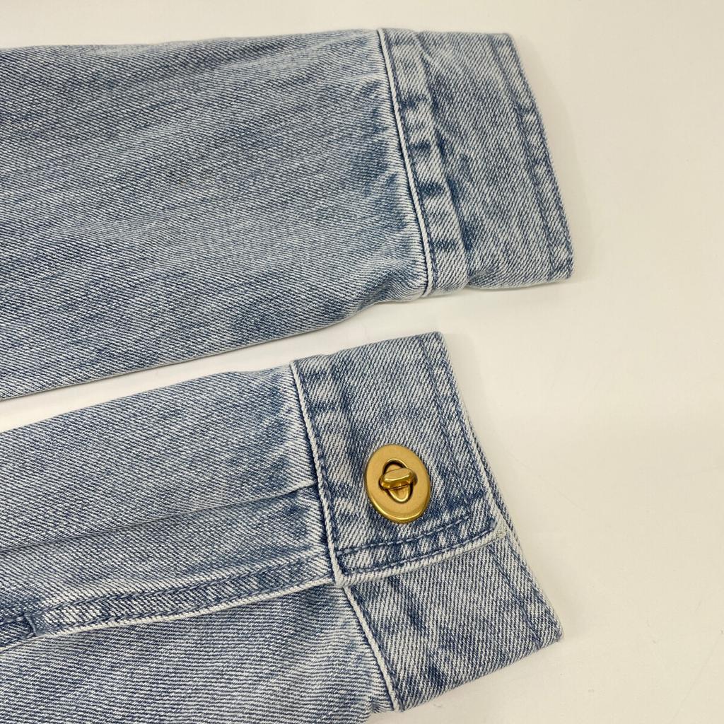 Coach Indigo Denim Tulip Trench Coat Coat 0 IndigoUsed