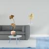 Nordic Abstract Metal Sculpture Figurine Ornament for Table Party Home Bookshelf Bar Decoration
