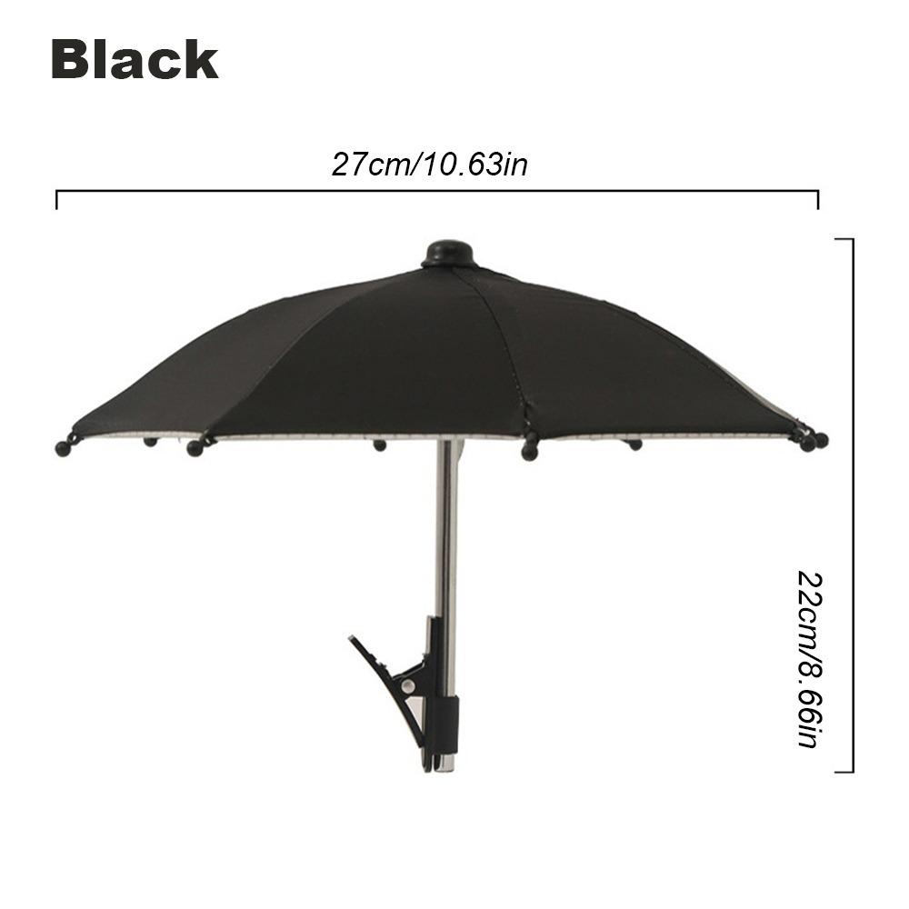 Anti-Glare Phone Umbrella Holder With Clip Phone Fixed Clip  Electric Vehicle