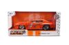 Jada Toys Big Time Muscle 1971 Pontiac GTO Diecast Car Opening Trunk and Rubber Tires 124 – Doors, Hood, (Orange)