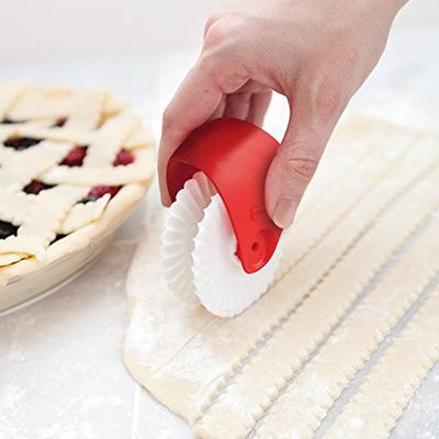 Pastry Pie Decoration Cutter Plastic Wheel Roller Noodle Pastry Lattice Cutter Baking Tool