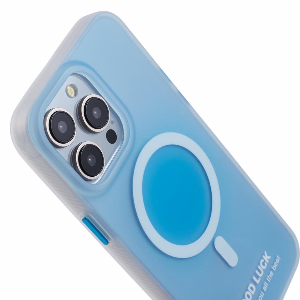 PP Series for iPhone 15 Pro Case Compatible with MagSafe Matte Back IMD Phone Cover