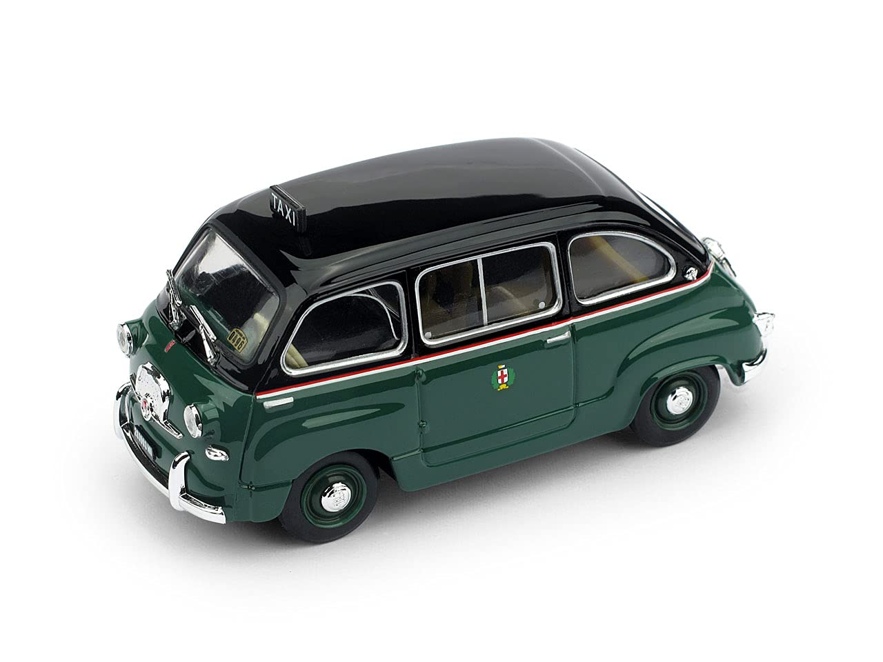 

Blum Fiat 600 Multipla Milano Taxi 1955 BRUMM FIAT 600 MULTIPLA TAXI MILANO 1/43 [Used] зелёный