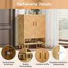 Modern, Minimalist Shoe Cabinet, Unique Wood Grain, Golden Iron Frame, Two-Door Storage Cabinet, Narrow Shoe Cabinet, Shoe Rack, Shoe Tipper,