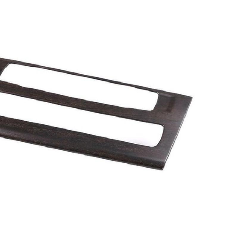 Black Wood Central AC CD Button Control 2014-17 For BMW X3 F25 X4 F26 Cover Trim