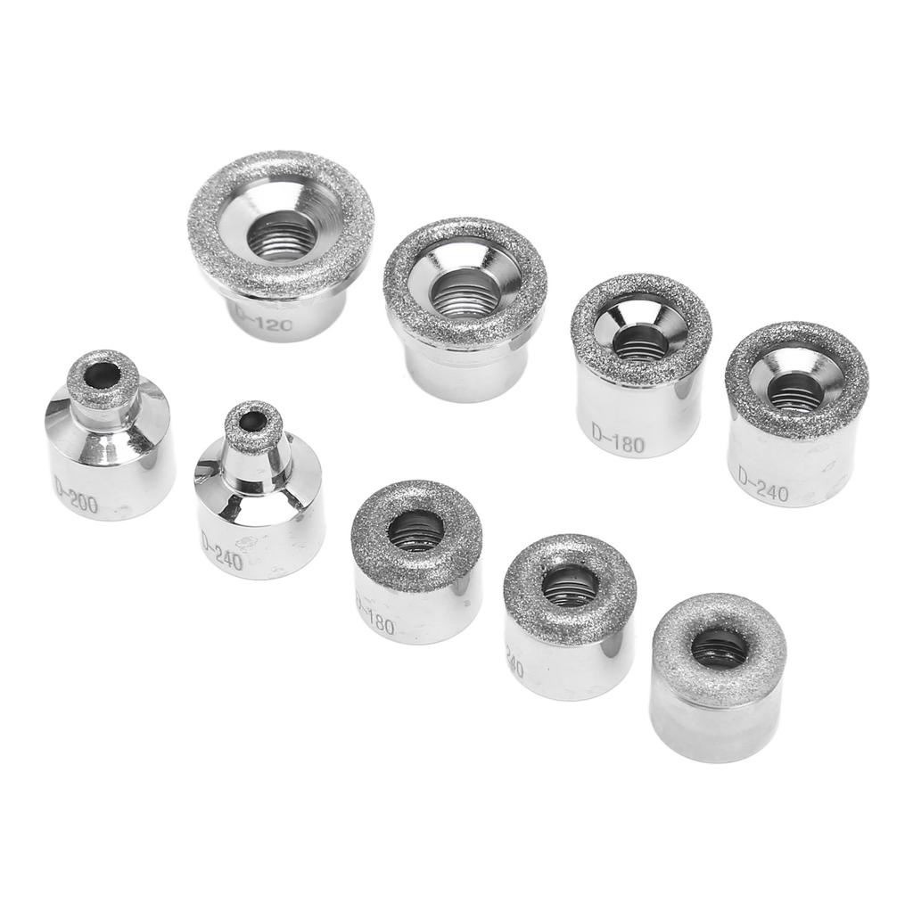 9pcs Microdermabrasion Replacement Tips Metal Multi Size Professional Facial Dermabrasion Machine