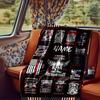 Veteran American Flag Heroes Sacrifice Blanketcustomize Your Name Lightweight Comfortable And Stylish Blanket For Travel Bed Home Chair Office Sofa