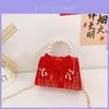 Princess Artificial Pearl Handbag For Kids With Light Cushioning And Satin Lining For Daily Use