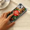 Ae113 Merry Christmas art Santa design art Electroplated TPU Phone Cases for SamsungA54 A12 A14 S22 S23 S24 Ultra A55 A15 Four Corner Protection Cover