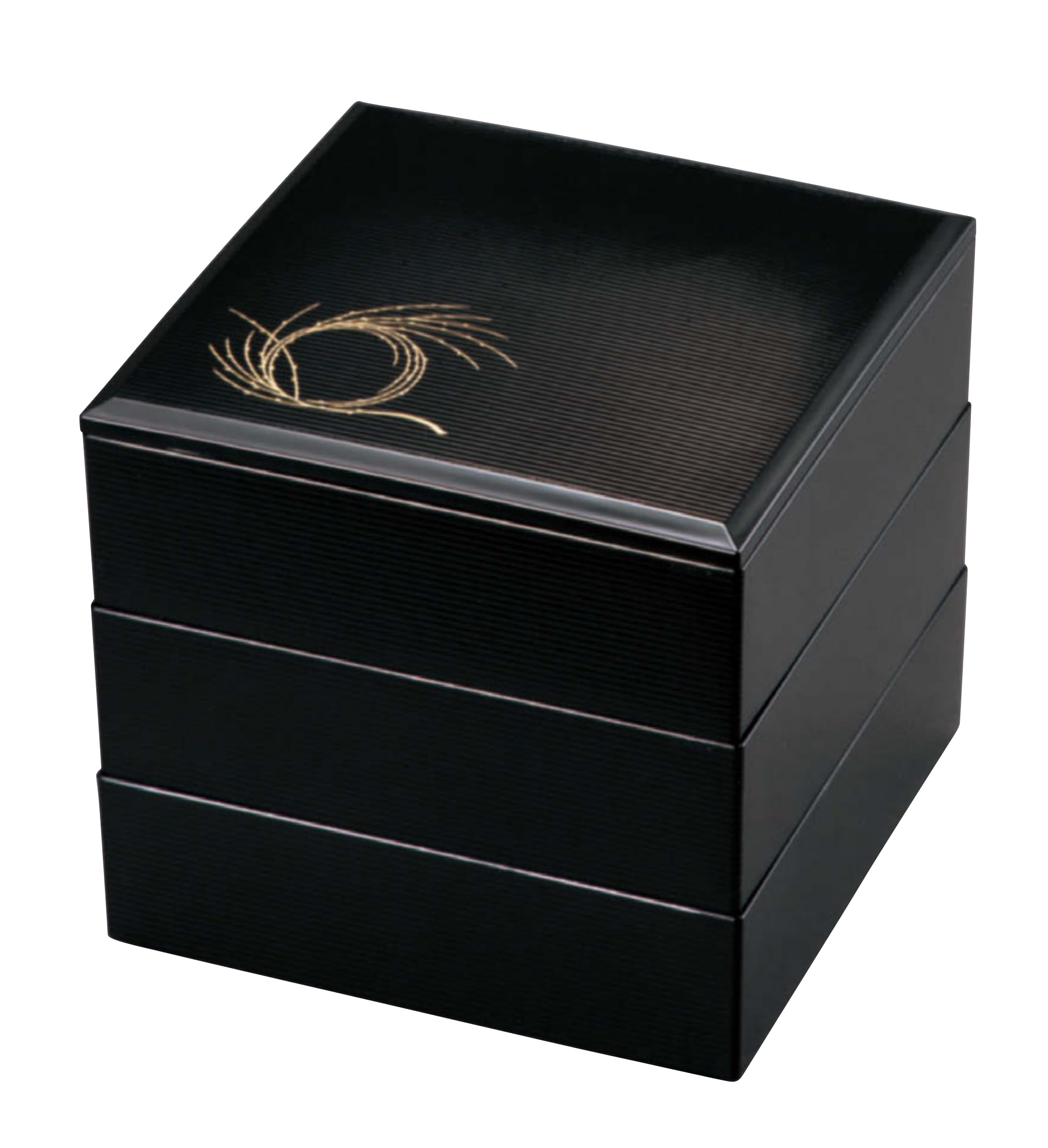 

Лакированная многоярусная с коробкой из черной ивы, 5,5 дюйма, 3 яруса, узел, H-155-57A чёрный