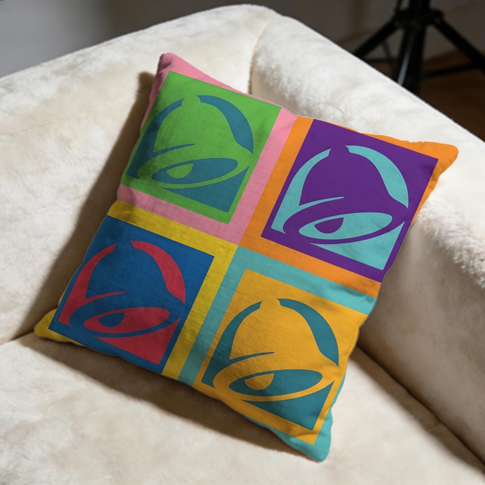Trendy TTaco Bellew Cushion Cover Soft Decorative Pillow Case Suitable for Bedroom Sofa Car Travel Use