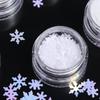 6Pcs/set Xmas Nail Accessories Christmas Nail Sequins Christmas Nail Woolen Powder  Party