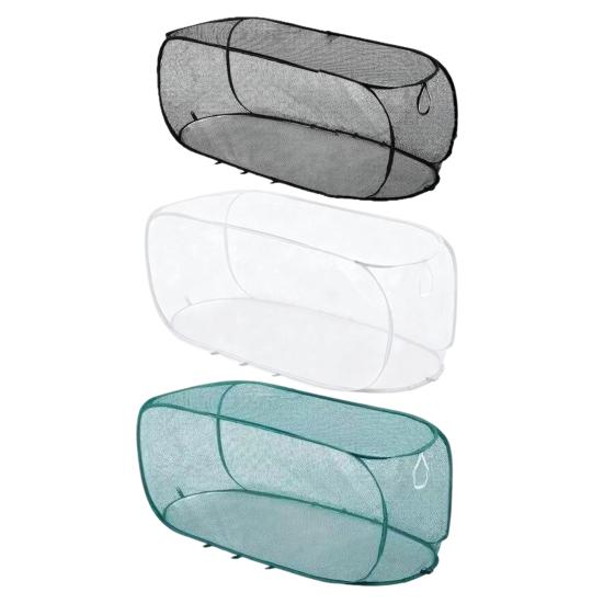 Pop-up Plant Cover Mesh Outdoor Plant Protector Insect Barrier Netting Foldable Crop Cage Raised Bed Cover for Vegetable Fruit Seedlings Garden Rows