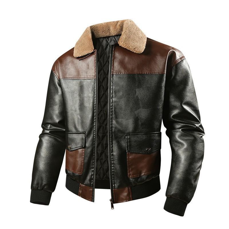 Mens 2026 Corduroy Jacket Loose Fit Casual Outerwear With Color Block Design