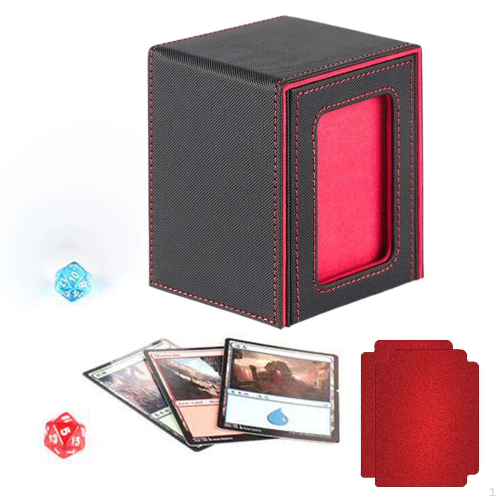 Защитное окно для дисплея с защитным окном для колоды карточек с держателем 2 разделителей для красный 1656₽