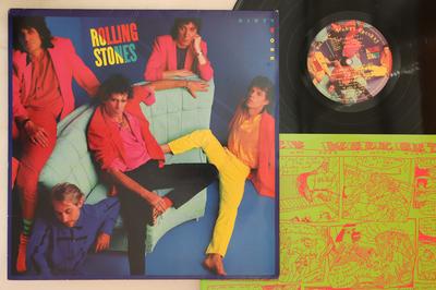 LP Record ROLLING STONES - Dirty Work CBS86321 ROLLING STONES 1986 Holland Rock Used