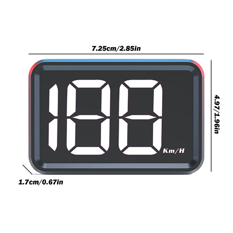 Car Hud Head Up Display Electronic Hud Projector Head Up Display Mini Digital Speedometer With 3.2-Inch LED Screen Hud For