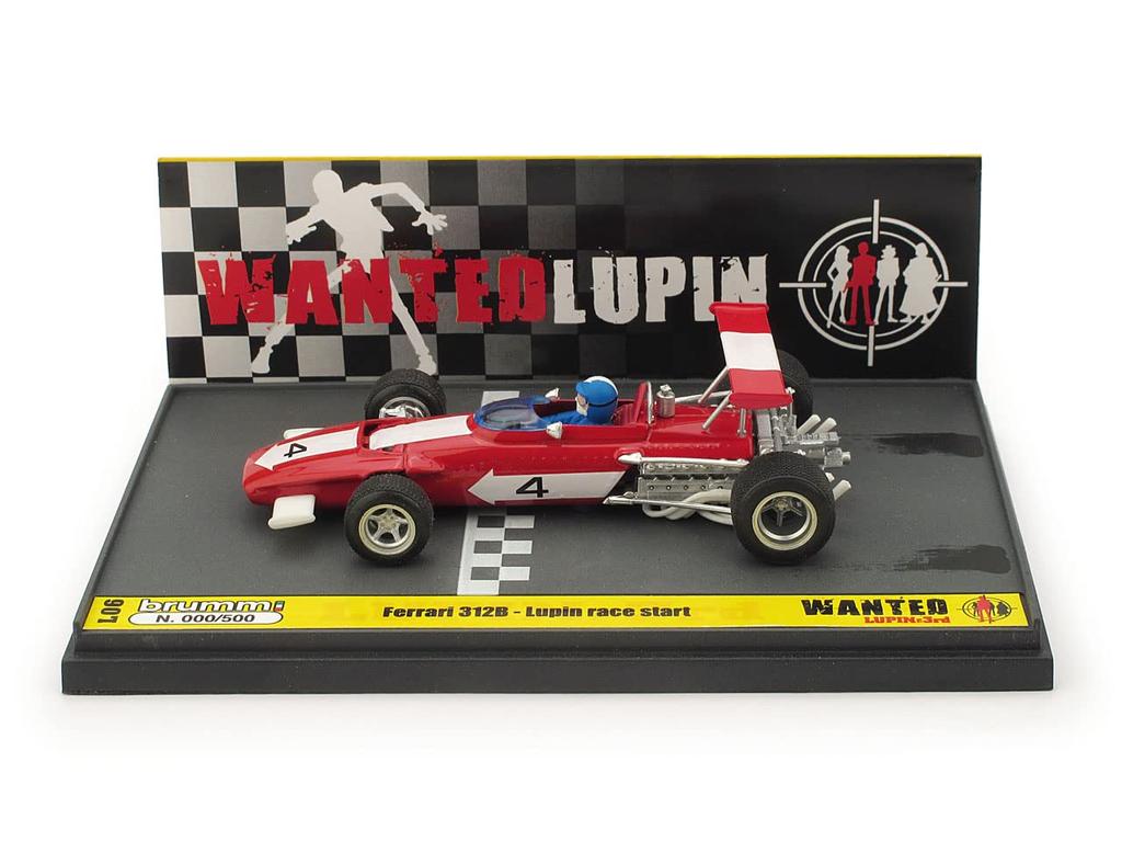 BRUMM 1/43 Ferrari 312B GESUCHT LUPIN III Rennstart