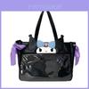 Kuromi Melody Cartoon Pvc Shoulder Bag With Large Capacity For Daily Use