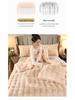 Elegant Toca Extra Thick Double Layer Faux Fur Sofa Nap Blanket