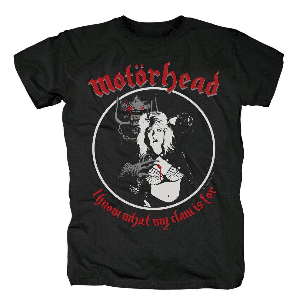 

Черная футболка унисекс Motorhead I Know What My Claw Is S