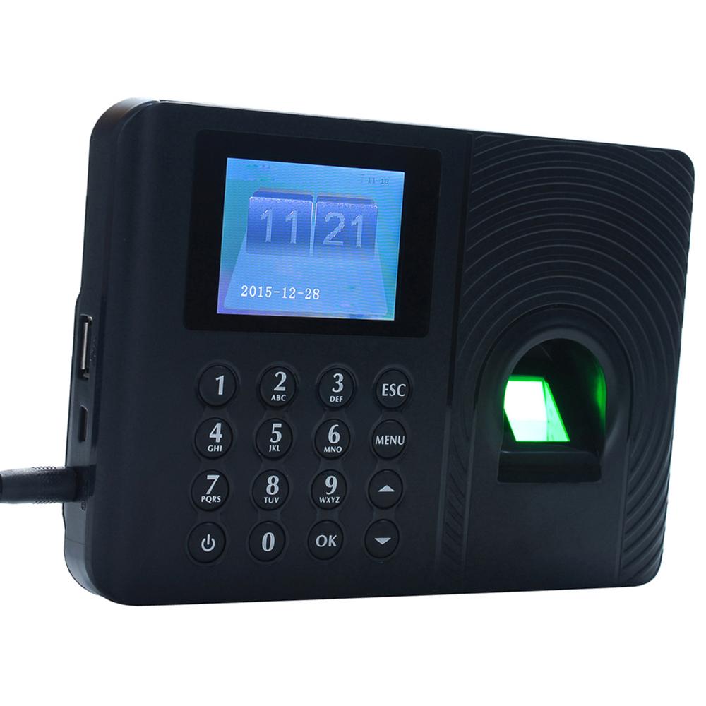Fingerprint Attendance Machine Smart 2.4in LCD Fingerprint Time Clock for School