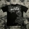 Klassisches Y2K Gothic Stil T-Shirt Druck Oversize T-Shirt High Street Shirts Gothic Rundhals Baumwoll Tops Neues Herren Damen T-Shirt