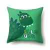 Cute Cartoon Dinosaur Pillowcase  Animal Polyester Cushion Cover Waist Throw Sofa Home Decoration Pillow Cases