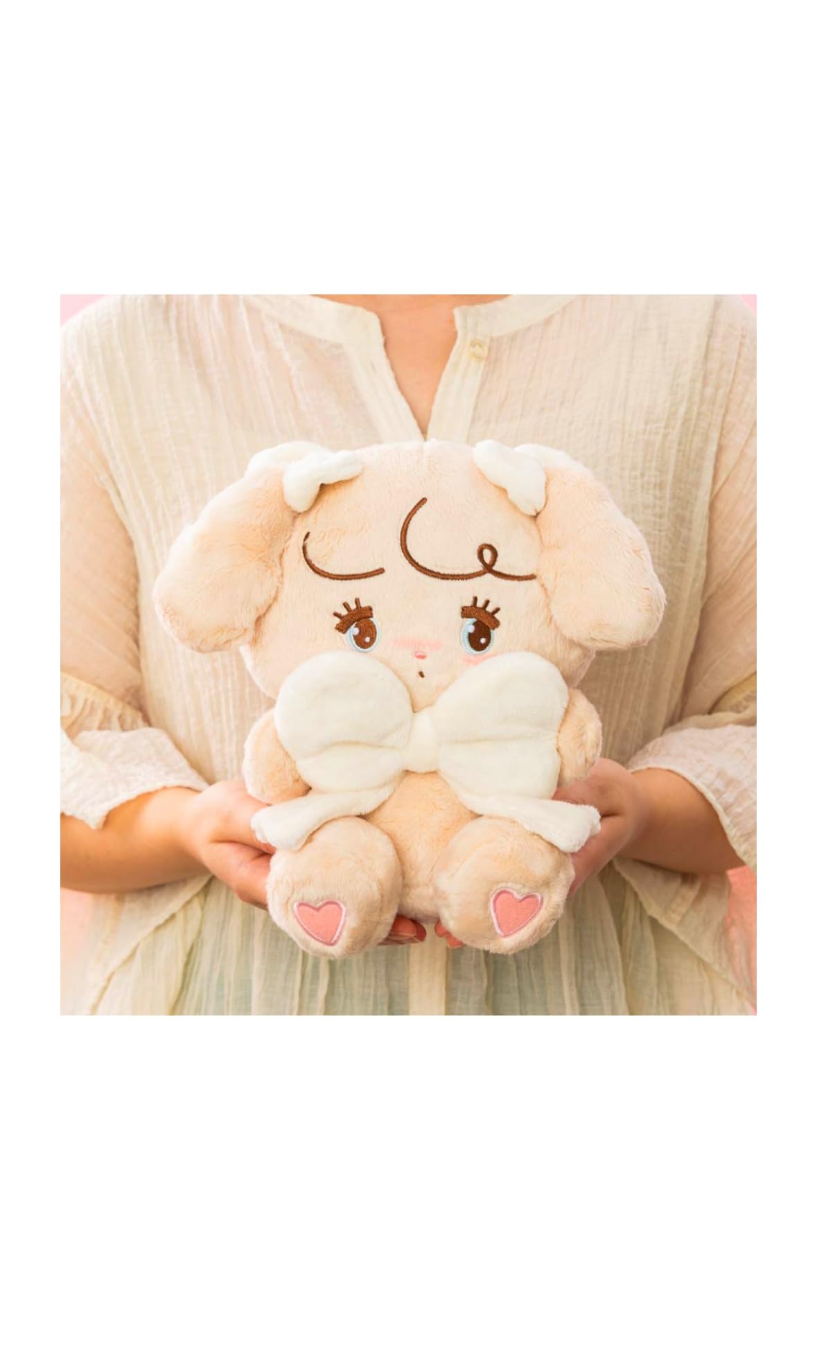 

Hug Ribbon Plush Toy Big Ribbon Official Goods Approx. 20cm (Nuts)
