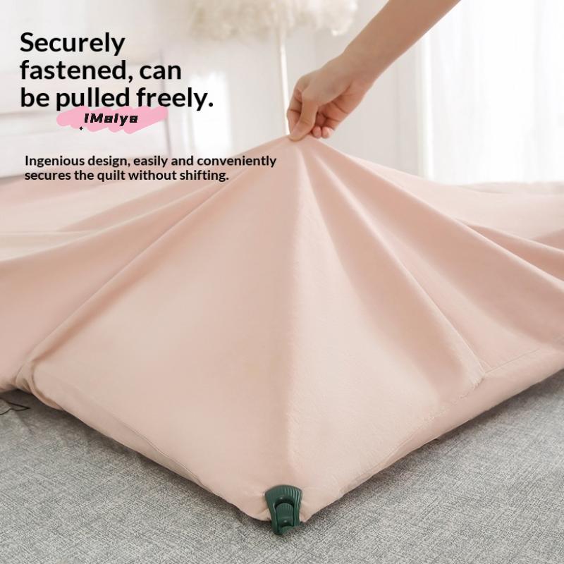 M-6Pcs Anti-Slip Duvet Cover Clips Quilt Sheet Holder Comforter Fasteners Grippers No Pins Needed Quilt Fixer
