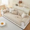Simple Western-style Non-shrinking All-season Cotton Fabric Sofa Cushion Cover High-end Light Luxury Cotton Cushion Cover