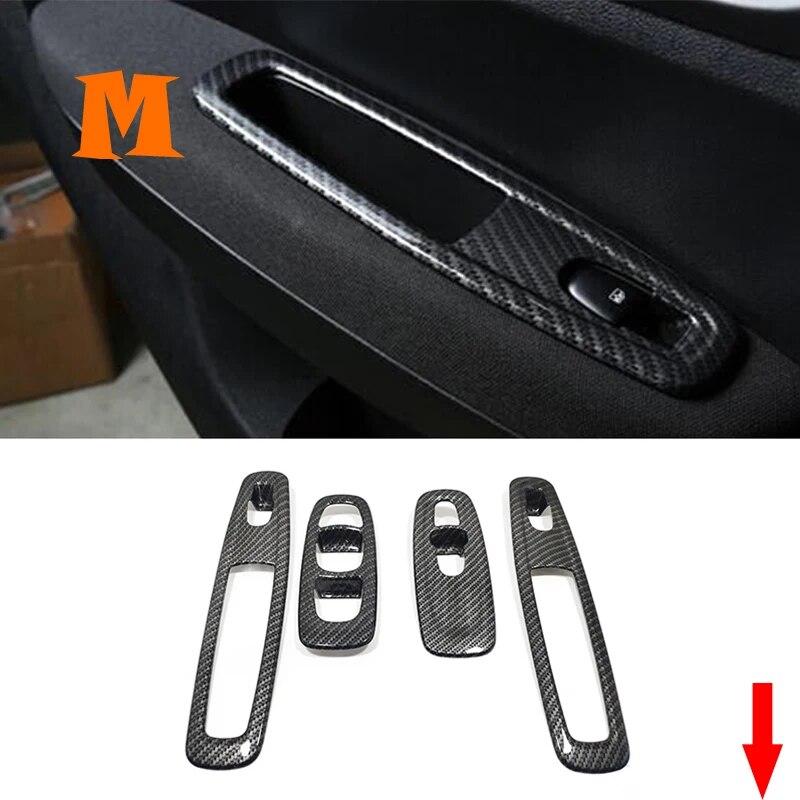 ABS Uhlíkové vlákno Pro Renault Kadjar Auto Dveře Mísa Kryt Klika Trim stylingové doplňky interiérové ​​dekorace 2016 17 18