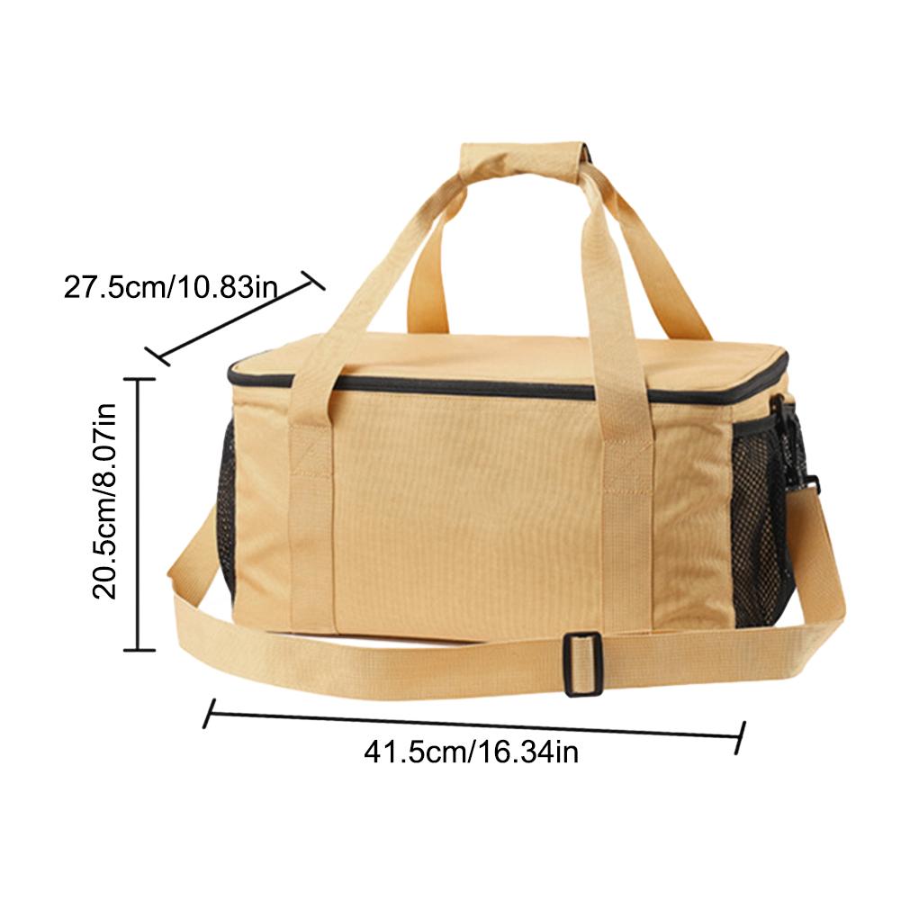 Camping Supply Storage Handbag Oxford Cloth Gas Stove Canister Pot Carry Bags Versatile Wear Resistant for Outdoor BBQ Camping