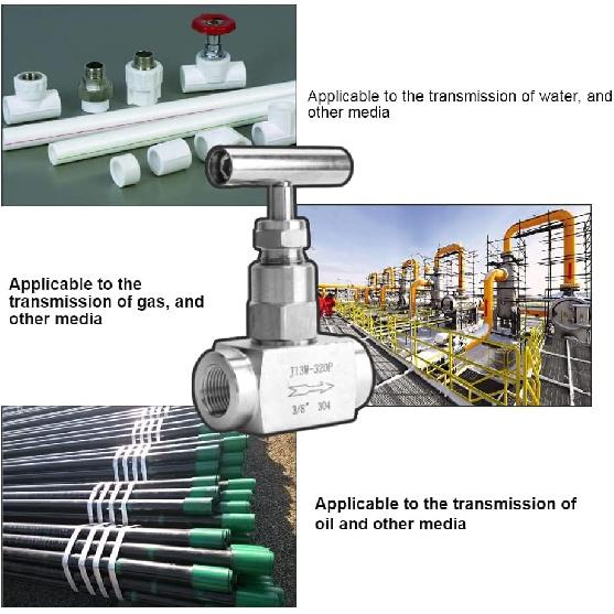 Straight Needle Valve, 3/8 Inch, 304 Stainless Steel BSPP Female Thread High Pressure Needle Control Valve, for Water Gas Oil Fuel (3/8inch)