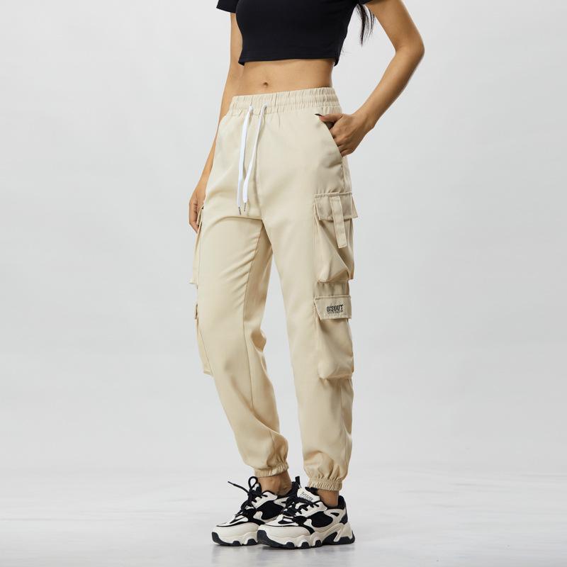 

Pants Men s Loose Versatile Trend Casual Pants Trendy Brand Overalls Wear-resistant Work Pants Tights 5XL хаки