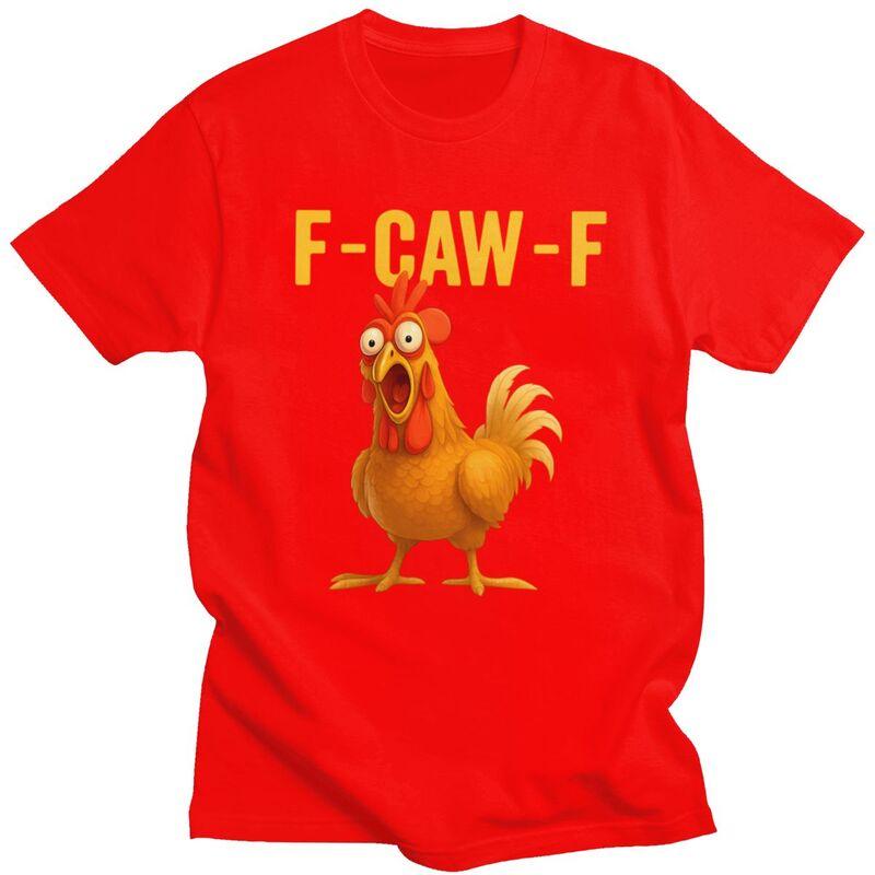 

FCawF Chicken Fcawf Chicken T Shirt for Men Tshirts Fashion Streetwaer Short Sleeve Tee Shirt S