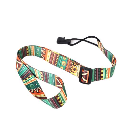 Adjustable Colorful Printing Ukulele Strap Belt with Hook Guitar Accessories