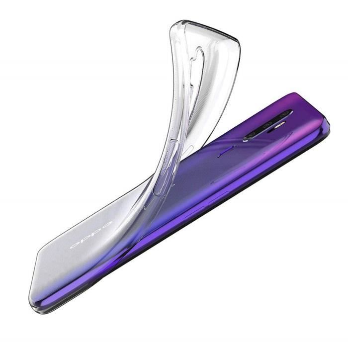 Coque Gel TPU Transparent - Phonillico - OPPO RENO A9 2020 - Protection Silicone Souple - Ultra Mince