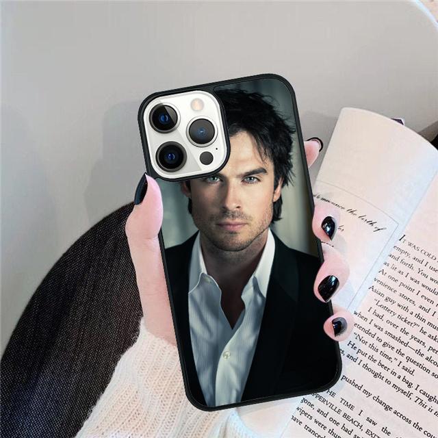 Damon Salvatore The Vampire Diaries Phone Case Cover For iPhone 17 Air 15 16 Pro Max 14 13 12 11 Pro Max Plus