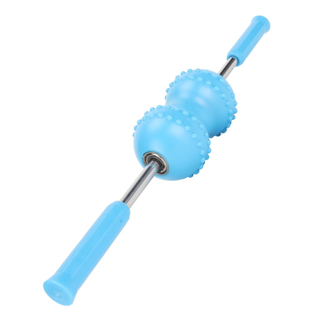 Fascia Muscle Roller Dual Ball Deep Tissue Massaging Reduces Pain Fascia Roller for Legs Neck
