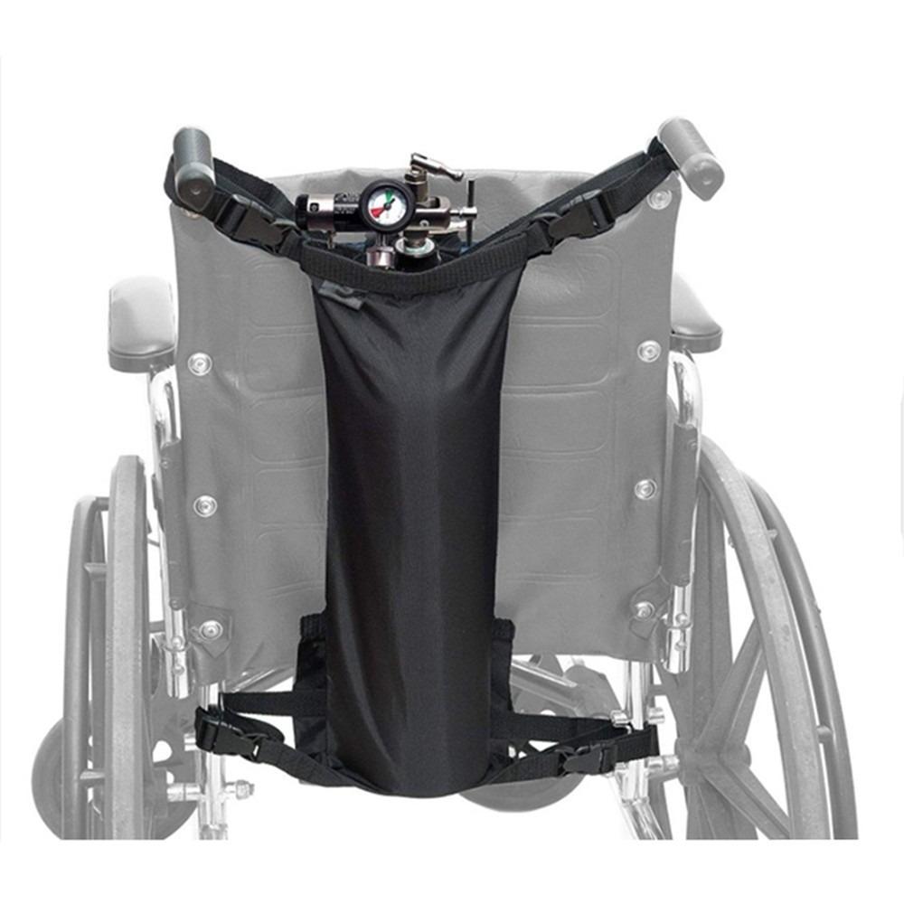 

Breathable Oxygen Cylinder Bag Reflective Stripe Cylinder Transport Backpack For Wheelchair Style A