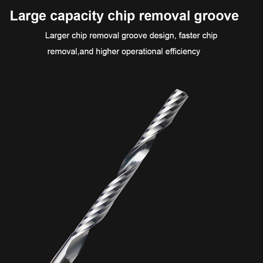 Freză cu un tăiș 3.175/4/6mm coadă freză elicoidală nouă