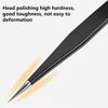 Eyelashes Tweezers Scrapbook Sticker Tape Picking DIY Journal Hand Account Tweezers Stainless Steel Mobile Phone Repair Tweezer