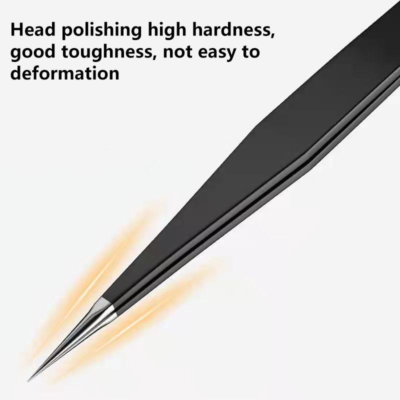 Eyelashes Tweezers Scrapbook Sticker Tape Picking DIY Journal Hand Account Tweezers Stainless Steel Mobile Phone Repair Tweezer