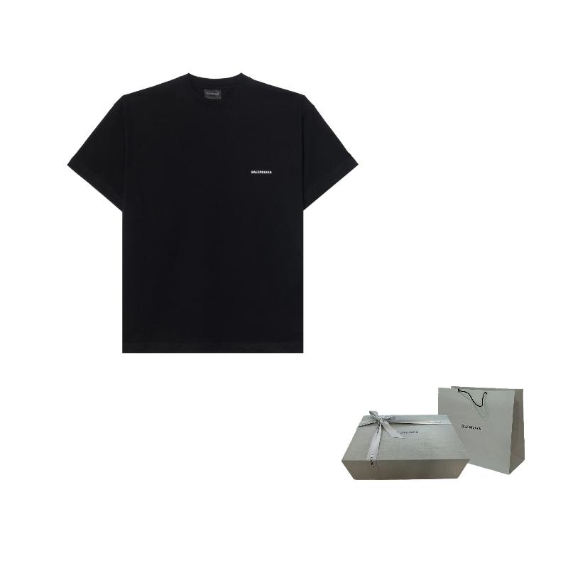 Balenciaga T Shirt Regular Fit Men's Black 613969TYK281000