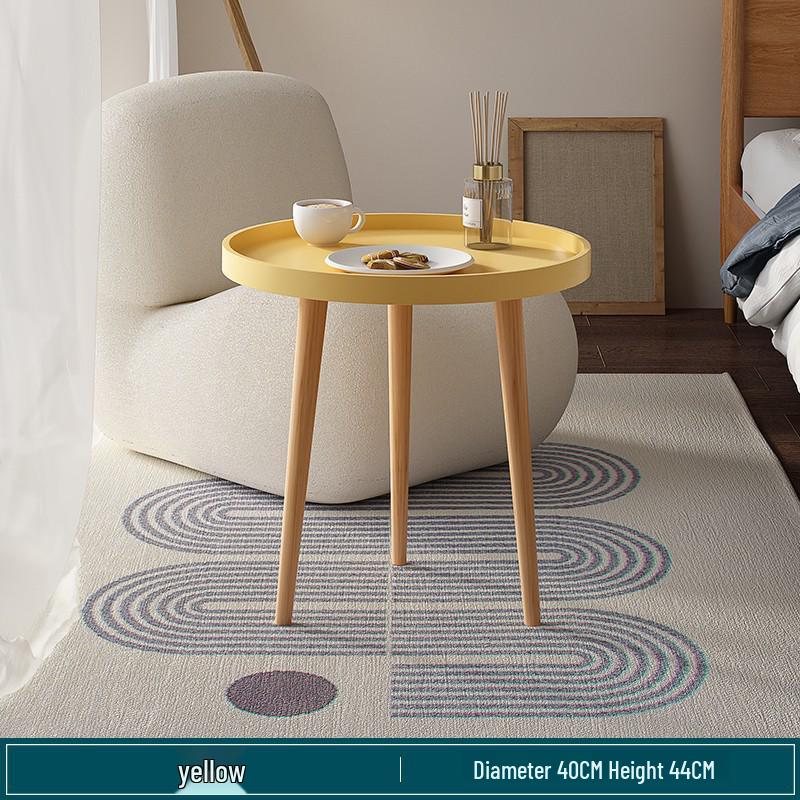 Nordic Round Coffee Table Sofa Side