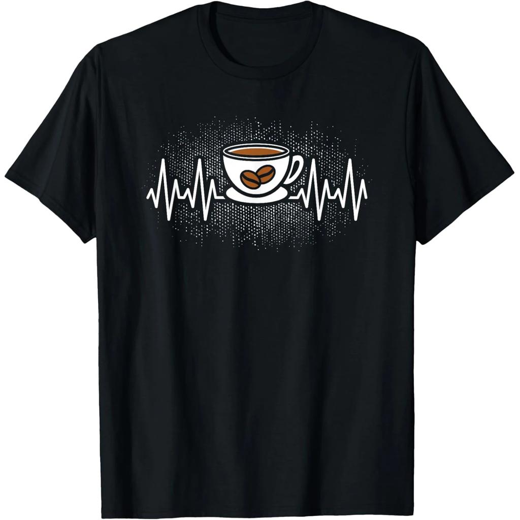 I Need Coffee Funny Cups Battery Beans Coffee T Shirts Men Cotton Humor Streetwear Tee Shirt Short Sleeve Unisex Loose Clothing
