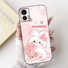 Pour Motorola Edge 30 Lite 30 Neo 30Pro 4G 5G Edge+ 2022 Coque Arrière en Silicone Souple Fundas Panda Lapin Fleur Mignon