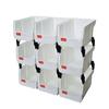 Plastic Stackable Storage Bins Screw Storage Boxes Stackable Bin Parts Organizer Garage Storage Bins (9pcs)